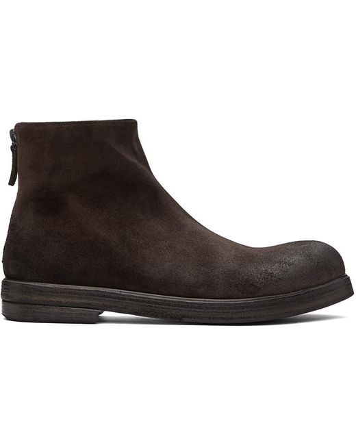 Marsèll Black Zucca Zeppa Boots for men