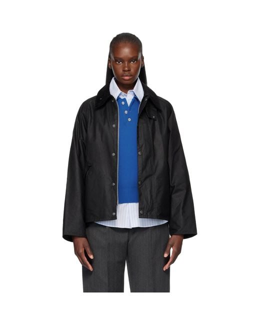 Barbour Blue Transport Waxed Jacket