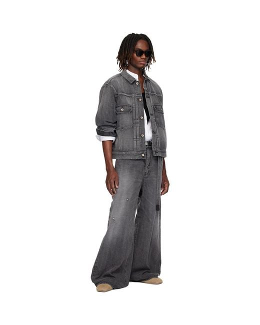 Sacai Black Beyondexx Denim Jacket for men