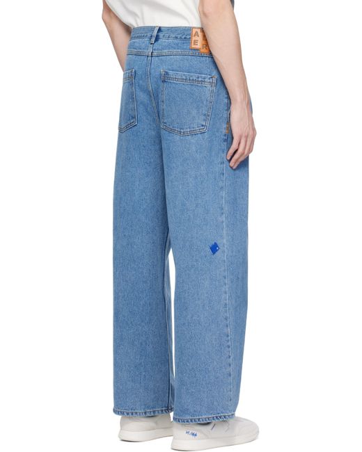 Jean 02 Bleu À Écusson À Logo Tetris Adererror pour homme en coloris Blue