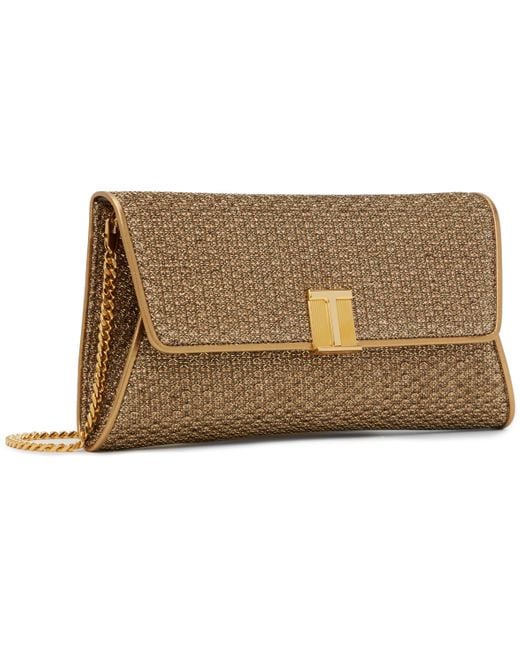 Tom Ford Black Textured Fabric Nobile Clutch