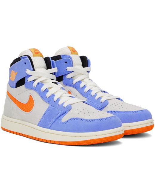 Nike Blue & Orange 1 Zoom Cmft 2 Sneakers for men