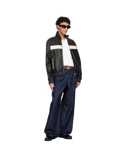 Casablanca Black Cc Logo Buckle Belt for men