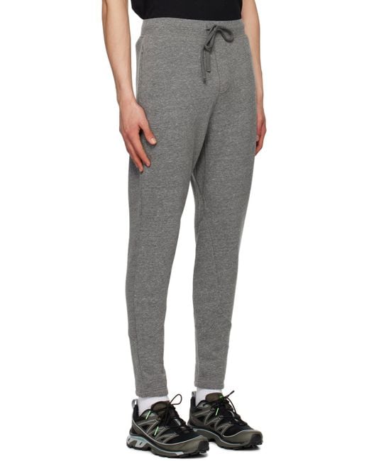 Alo Yoga Black Gray Triumph Sweatpants for men
