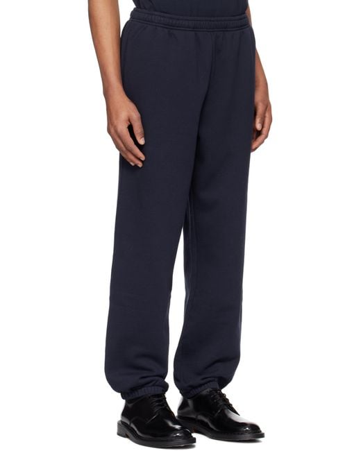 Acne Blue Organic Cotton Sweatpants for men