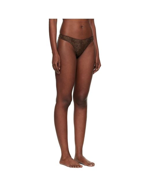 Fruity Booty Brown Leopard Shania Thong