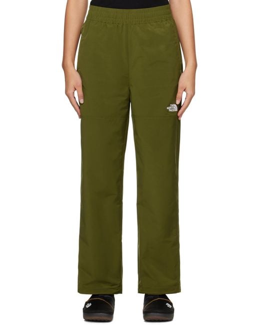 The North Face Green Khaki Easy Wind Lounge Pants