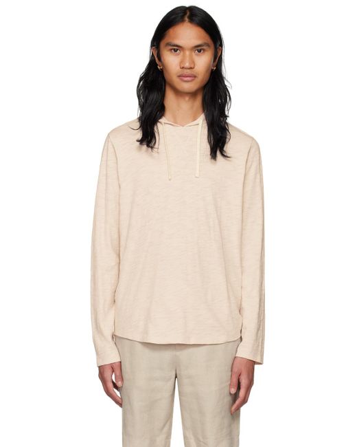 メンズ Vince テクスチャード フーディ Natural