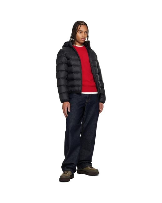 Moncler Black Erdon Short Down Jacket for men