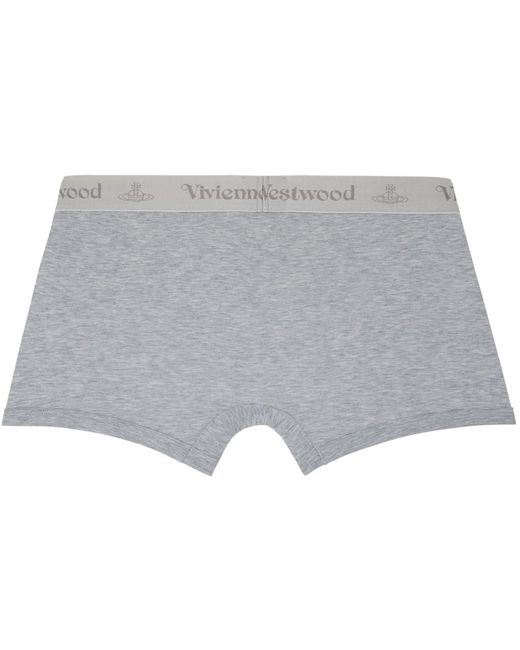Vivienne Westwood Gray Two-Pack Boxers for men