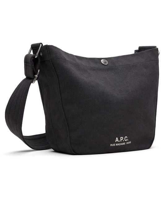 A.P.C. Black Journal Small Satchel