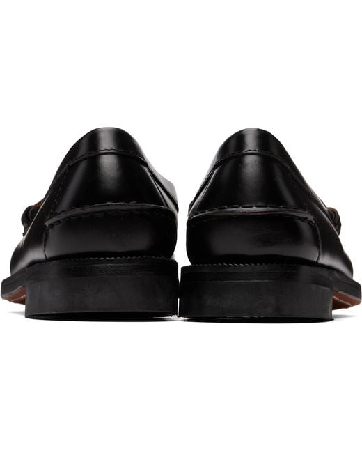 Sebago Black Classic Dan Loafers for men