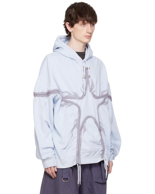 メンズ Collina Strada ブルー Star フーディ White