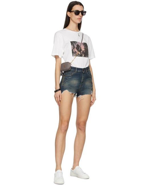 Saint Laurent Leather Grey Baby Lou Chain Bag In Grey Lyst Saint Laurent Leather Grey Baby Lou Chain Bag In Grey Lyst