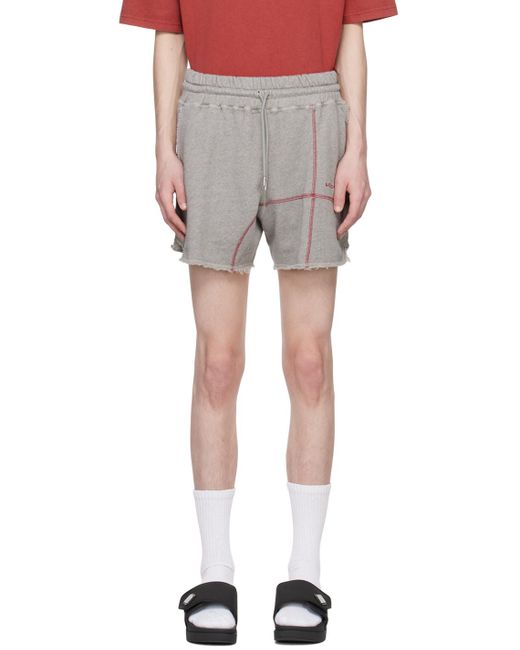 A_COLD_WALL* Black * Gray Intersect Shorts for men