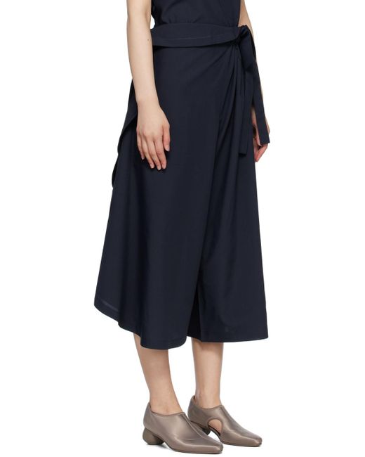 132 5. Issey Miyake Blue Mobile Trousers