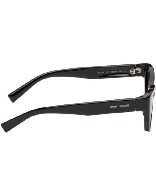 Saint Laurent Black Sl 676 New Wave Sunglasses