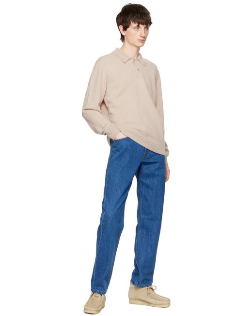 Norse Projects Blue Khaki Marco Polo for men