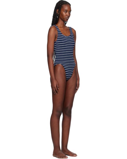 Hunza G Black Square Neck Swimsuit