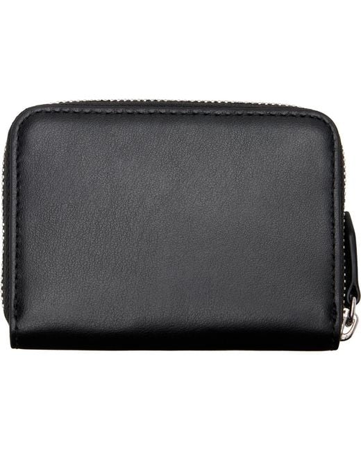 KENZO Black Paris Tulip' Zip Wallet for men