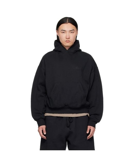 Fear Of God Black Classic Hoodie for men