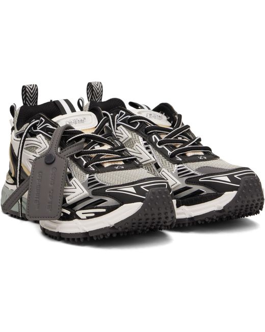 Off-White c/o Virgil Abloh Brown 'Be Right Back' Mesh Sneakers
