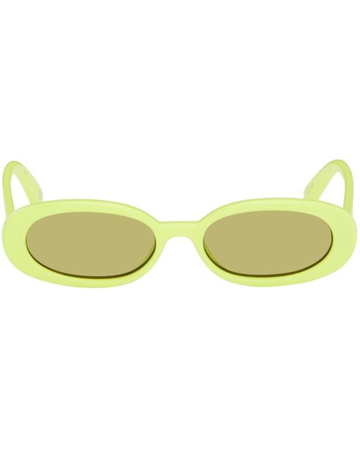Le Specs Green Outta Love Sunglasses