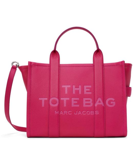 Moyen cabas 'the tote bag' rose en cuir Marc Jacobs en coloris Pink