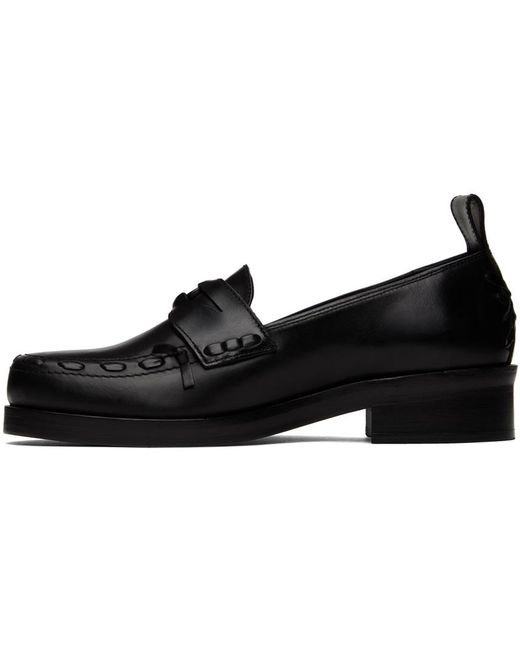 STEFAN COOKE Black Polido Loafers for men