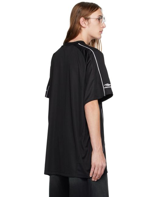 T-shirt noir à manches raglan Balenciaga pour homme en coloris Black