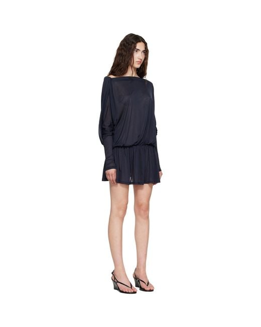 Belle Anna Blue Alder Minidress