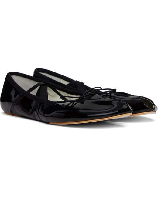 Tory Burch Black Mary Jane Bow Ballerina Flats