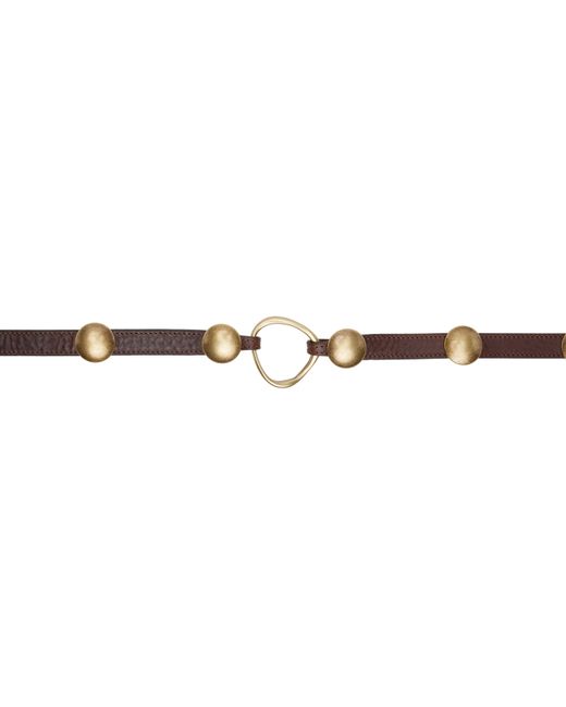 Isabel Marant ブラウン Karlo ベルト Black