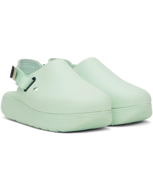 Suicoke Green Cappo Loafers for men
