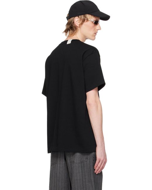 T-shirt noir à poche plaquée N. Hoolywood pour homme en coloris Black