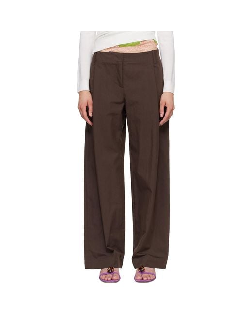 Belle Anna Brown Bolinas Trousers