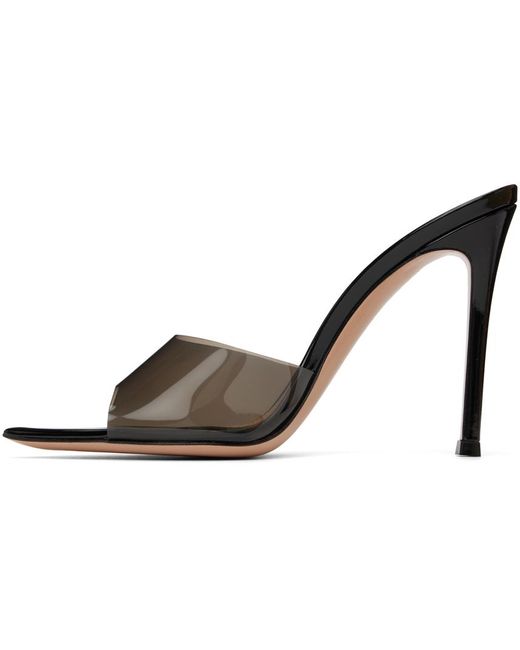 Gianvito Rossi Black Elle Heeled Sandals