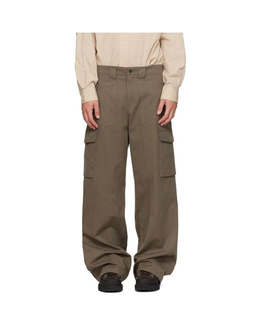 Rier Multicolor Khaki Cargo Trousers for men