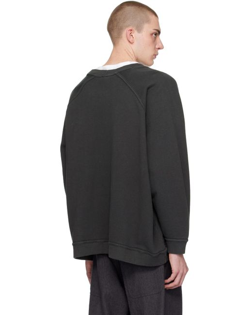 Jan Jan Van Essche Black O-project Sweatshirt for men