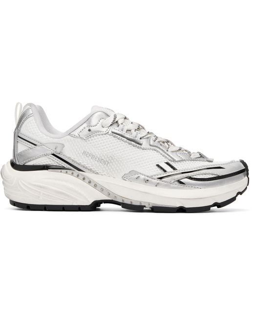Represent White Storm Torn Sneakers for men