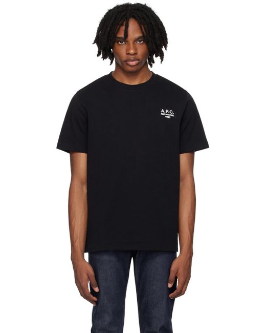 A.P.C. Black Raymond T-Shirt for men