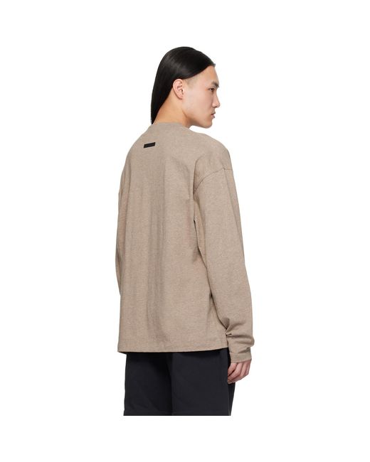 Fear Of God Natural Classic Fit Long Sleeve T-Shirt for men