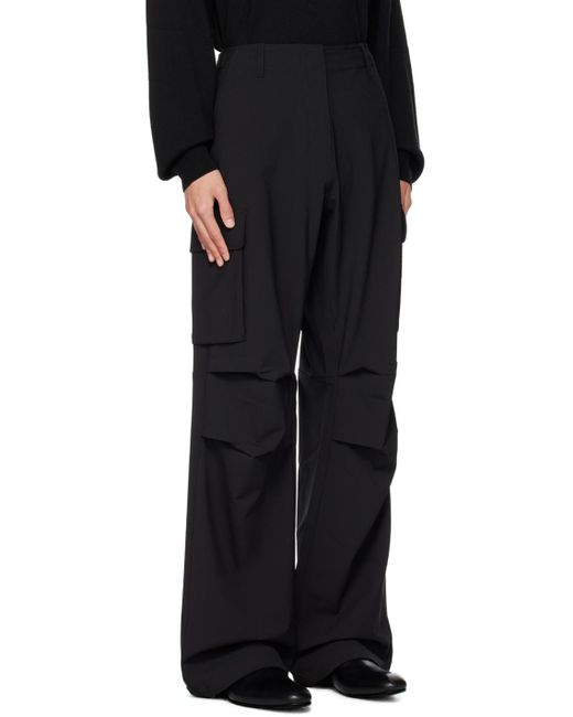 Coperni Black Tailored Cargo Pants for men