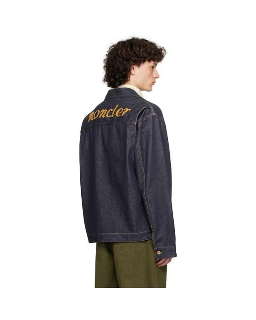 Moncler Genius Blue Mercedes-Benz By Nigo Nepit Denim Jacket for men