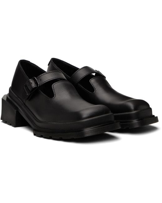 Dr. Martens Black Maybole Square Toe Mary Jane Heels
