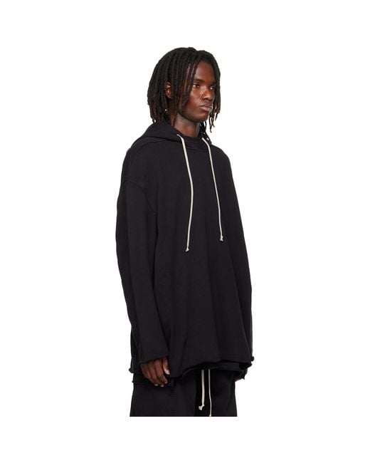Rick Owens Black Tower Peter Hoodie for men