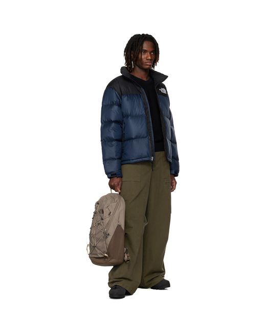 The North Face Blue Khaki 1996 Retro Nuptse Down Jacket for men