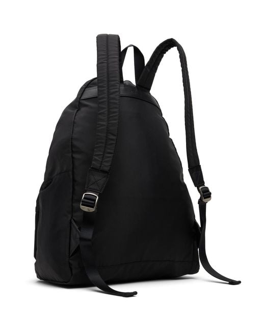A.P.C. Black Backstage Backpack for men