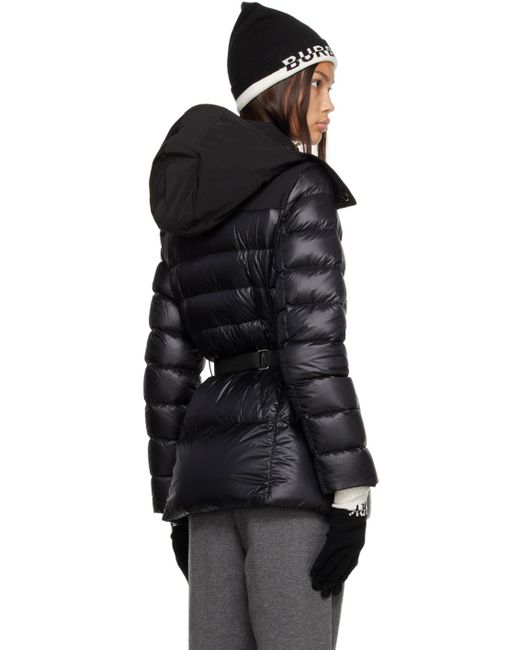 Burberry Black Belted Down Puffer Jacket