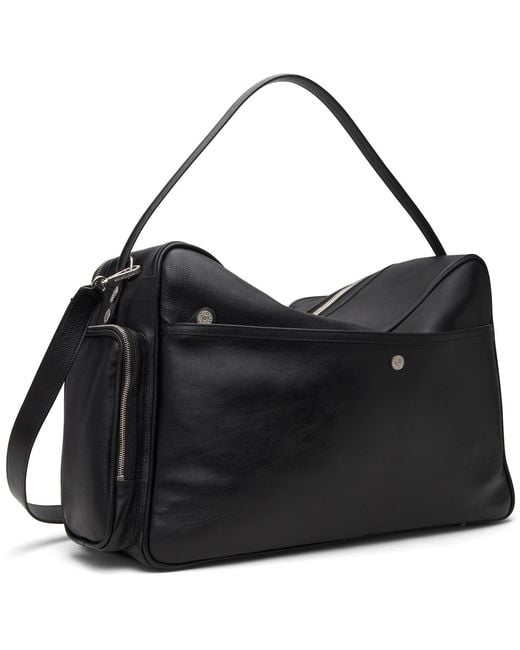 Acne Black Camero Hotel Duffle Bag for men